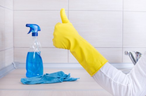 Professional cleaning team preparing for one off cleaning in Kingston