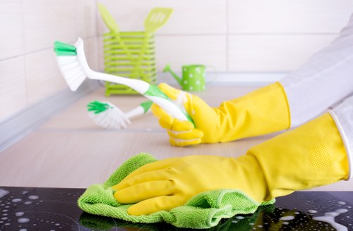 Satisfied homeowner after a thorough deep cleaning